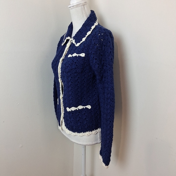 Alex Mill Molly Hand- Crochet Cardigan Size Medium NWOT - Picture 12 of 16